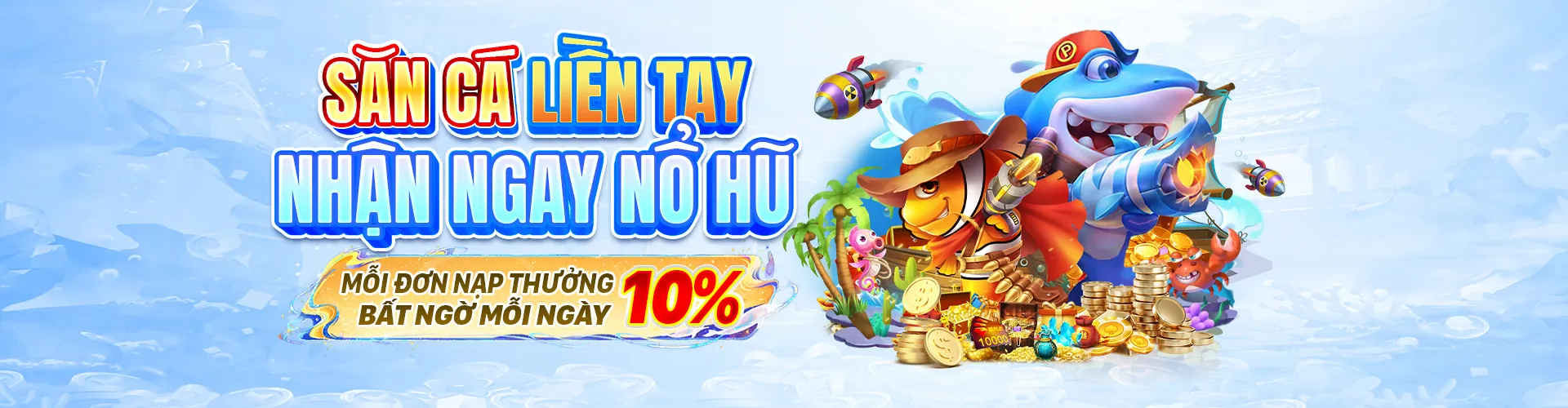 Hình ảnh chính Game Bắn Cá Hay với phần thưởng lớn